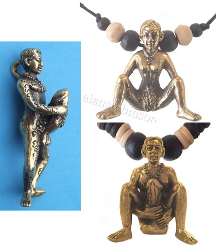 Thai phallic pendant - , necklace