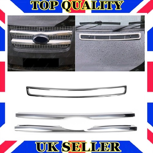 Chrome front grill pcs - front,