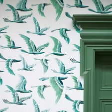 NEW Colefax and Fowler Manuel Canovas Hydra Wallpaper Roll 10m - Jade 3116/03