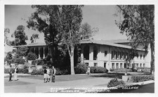 H51/ Los Angeles California Postcard RPPC c40s Student Unikon Occidental College