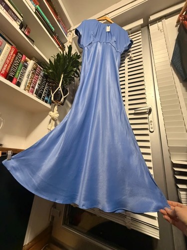 Karen millen blue satin - millen,