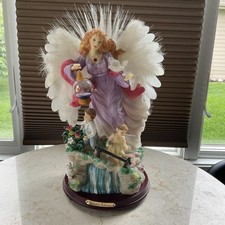 Eleco Fiber Optic Angel 16" Christmas Lighted Change Color Indoor Decor w/box