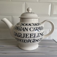 Emma Bridgewater Black Toast & Marmalade 4 Cup Mug Teapot 2nd