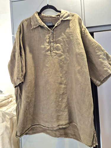 Oska women linen khaki - oska,