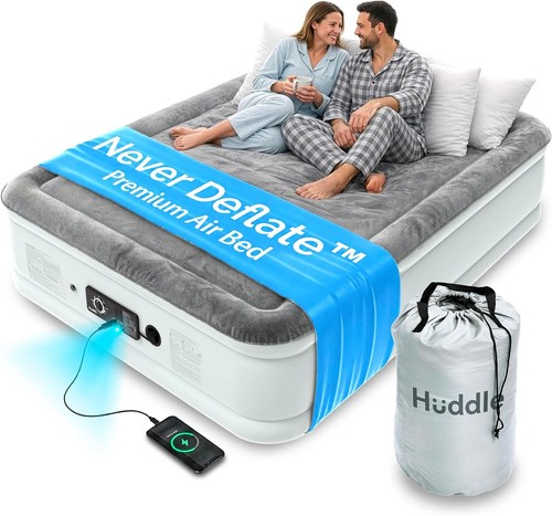 Double air bed built - bed,