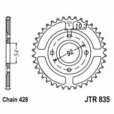 Crown JT 835 Z45 Yamaha 125 TZR 1988-1993
