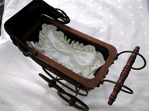Victorian baby doll carriage - doll,