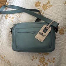 Fat Face small Camera Bag handbag shoulder leather BNWT RRP £75 blue 