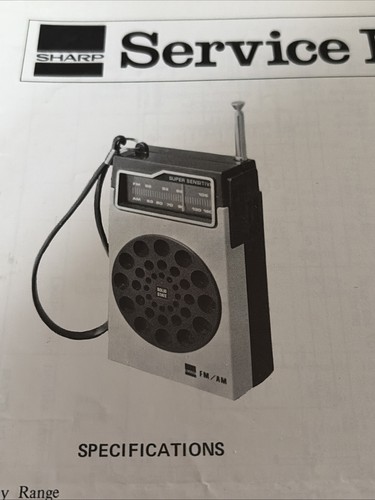 209 sharp radio - h,