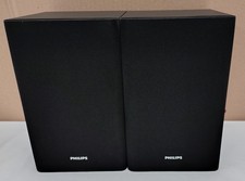 PHILIPS DCB2020 Hi-Fi Stereo Bookshelf Speakers 6-Ohms Fully Workin