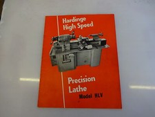 Hardinge lathe model HLV