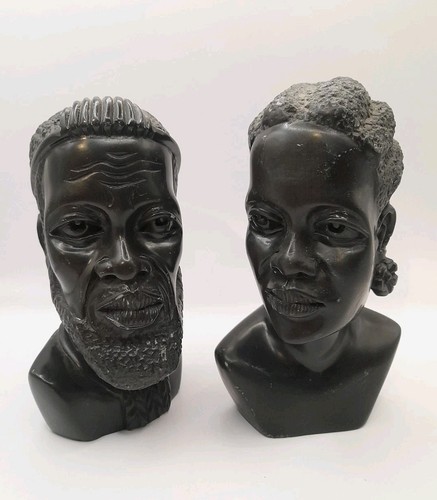 Pair heavy black african - of,