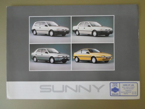 Nissan sunny range with 100nx - sunny,
