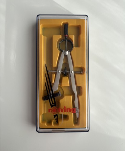 Rotring metal compass with - rotring,