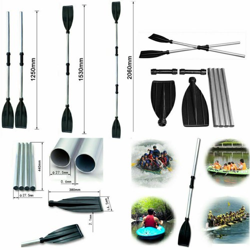 2pc 126cm boat oars - 126cm/50",