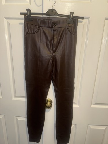 Zara chocolate brown faux - zara,