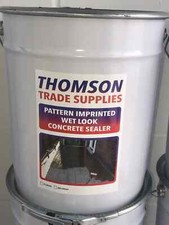 ANTI SLIP pattern Imprinted concrete driveway sealer WET LOOK 5-10-20 litres