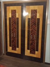 Art Deco Hotel Door Decal. Set