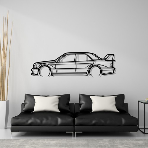 W201 evo silhouette steel - w201, wall
