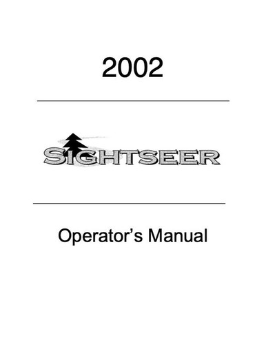 Owner manual operating - owner’s,