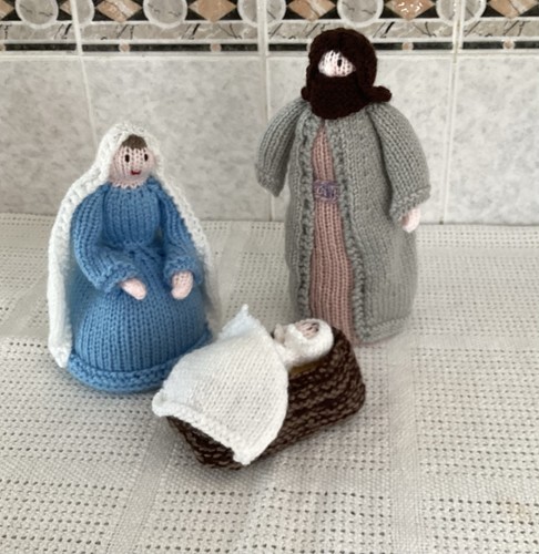 Hand knitted christmas - hand,