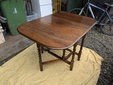 Large Solid Oak Barley Twist