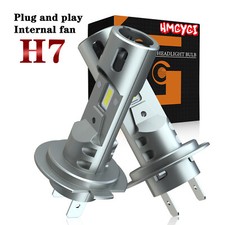 H7 LED Headlight Bulbs Canbus Error Free High/Low Beam Light 6000K Xenon White