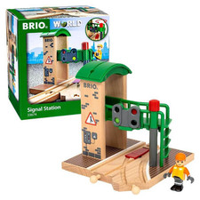 BRIO World Train Signal Station Play Toy Kids Children Wooden Play Set Ages 3+