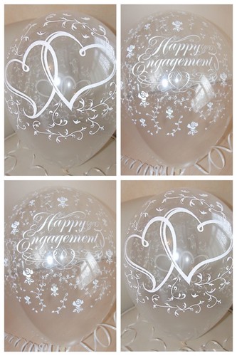 Happy engagement balloons - engagement,