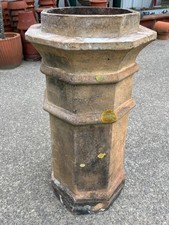 Reclaimed Chimney Pot/Buff Octagon Chimney Pot/Old Decorative Chimney Pot @£75