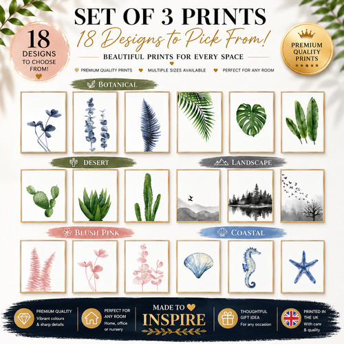 Set wall art - 3, prints