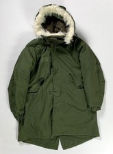 VTG 80s M65 US Army Fishtail Parka with Hood and Liner Medium Dated 1982