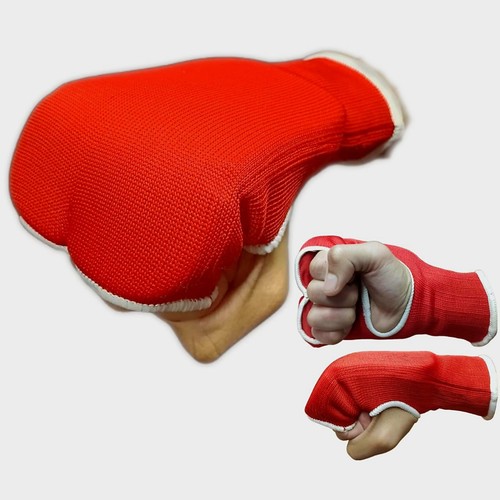 Red taekwondo mitts - red,