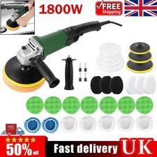 Electric Car Polisher Sander Buffer Polishing Machine Kit 1800W Variable-7 Speed