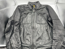 Roland Sands Design RSD S Small Leather Biker Jacket Motorcycle Zip City 2014