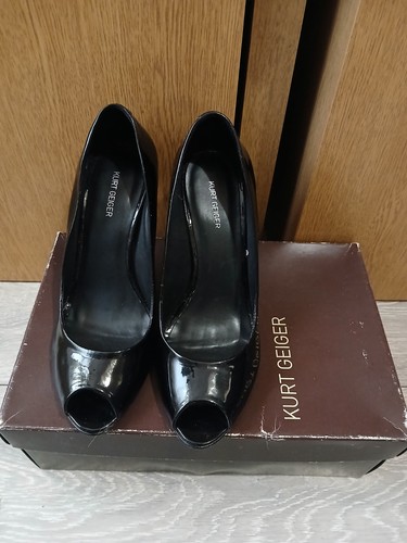 Kurt geiger black court shoes - geiger,