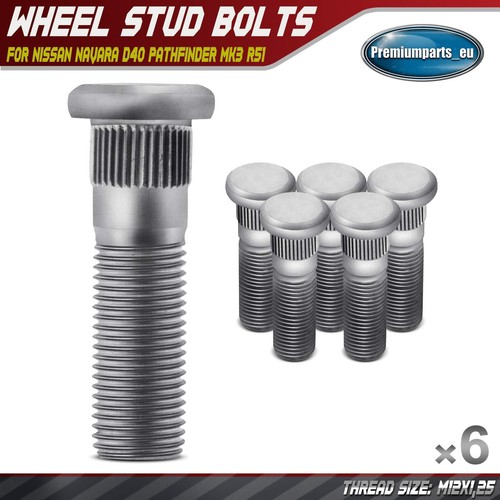 Wheel studs rear for - studs, nissan