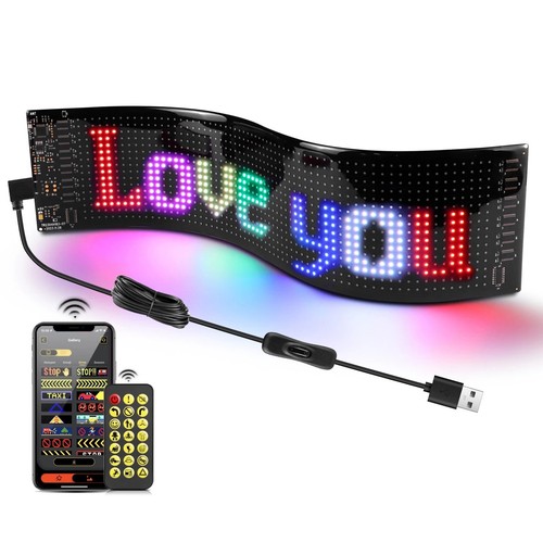 Led sign scrolling - message,