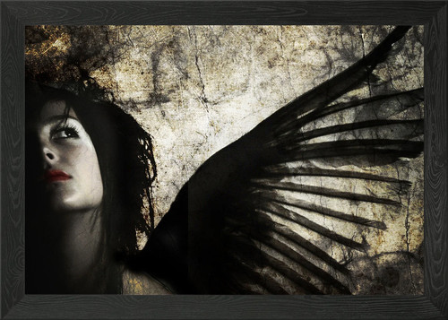 Fantasy angel framed wall - fantasy,