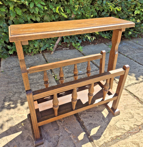 Vintage wooden magazine rack - vintage,