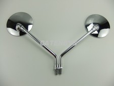 New CHROME Mirrors For Yamaha RD200 74-80 Motorcycle 10mm Left & Right RD200