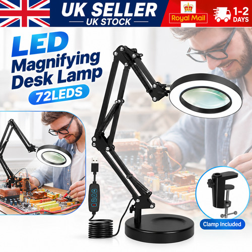 Desktop magnifying glass with - magnifying,