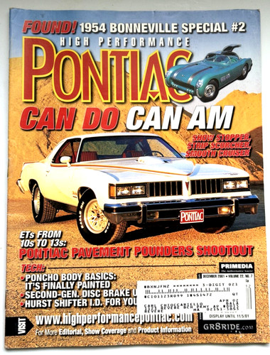 2001 high performance pontiac - high,