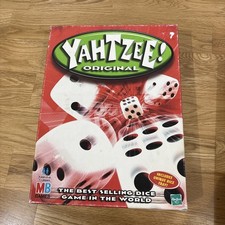 Vintage Yahtzee Original Dice Game MB Games 2001 Complete Reprinted score sheets