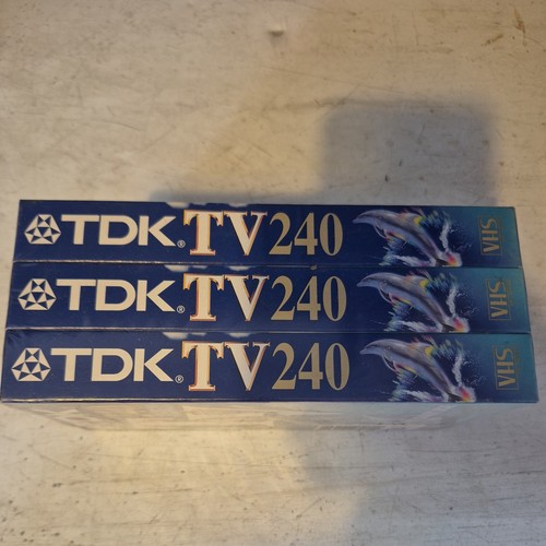 Tdk vhs tapes 240 4 - tv, 240,