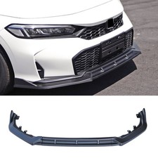 Matte Black For Honda Civic 11.5th 2025-26 1 Set Front Spoiler Lip Splitter Kit