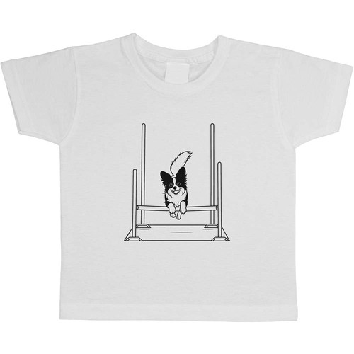 Papillon dog show kids - dog,