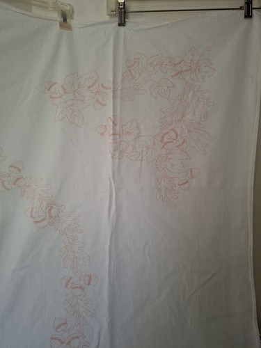 Vintage stamped linen - vintage,