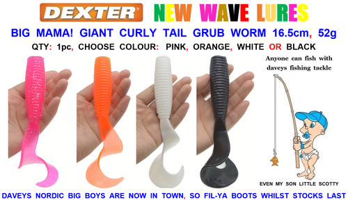 Giant curly tail grub - tail, worm