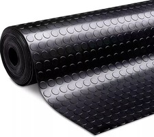 HEAVY DUTY RUBBER FLOORING MAT NON SLIP VEHICLES MAT - 1.5M WIDTH FOR CAR & VAN